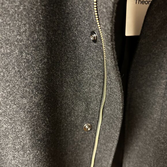 Theory Clinton Melton Men's Gray Wool Jacket Size XL Brand New!! - Picture 6 of 12